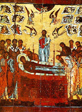 The Dormition, Early XIII century.